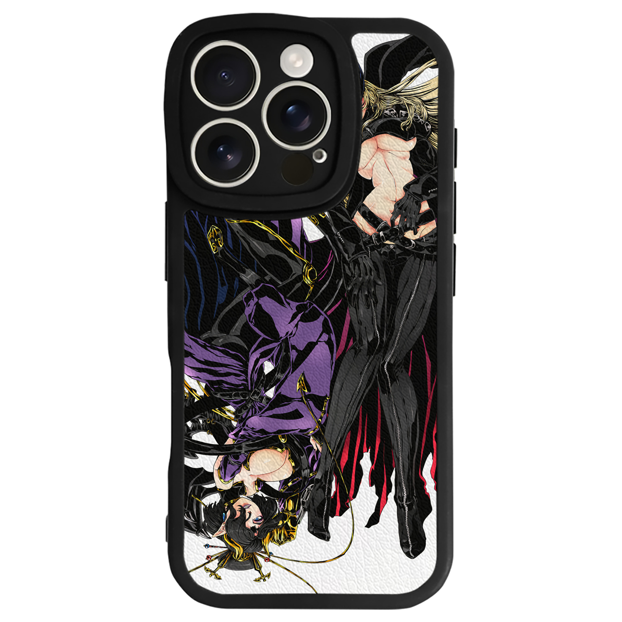 （画像用） Digimon デジタルモンスター/デジモン 【iPhone 16シリーズ対応】シリコンスマホケース（レザー調） 材質：シリコン